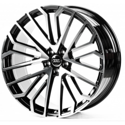 Audi (A3386) black machined face