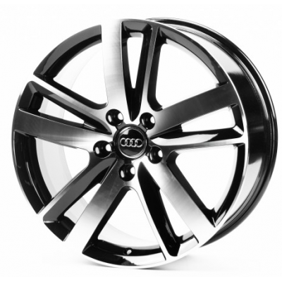 Audi (A389) gloss black machined face