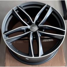 Replica Audi (A5228) 9x20 5x112 ET33 DIA66,6 (matt grey machined face)