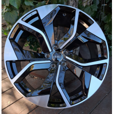 Replica Audi (A5480) 8,5x19 5x112 ET43 DIA57,1 (gloss black machined face)