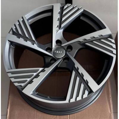 Audi (A5639) gloss grey machined face