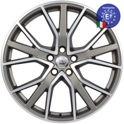 Audi (W571) Alicudi matt gun metal polished