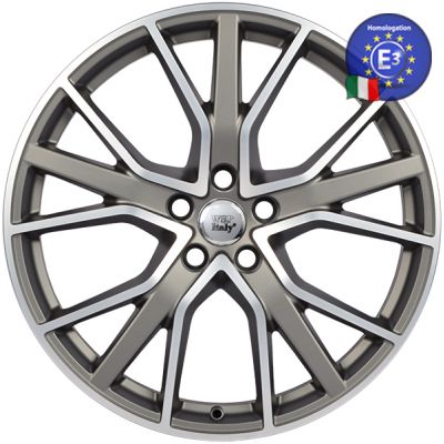 Audi (W571) Alicudi matt gun metal polished