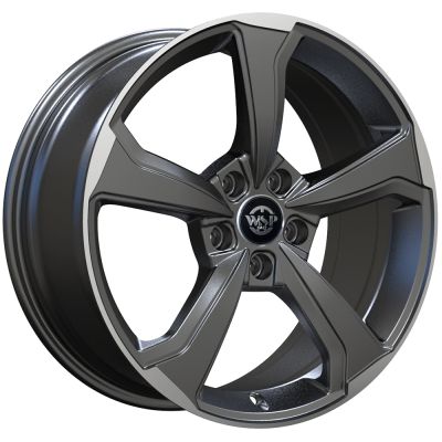 Audi (WD005) Formentera matt gun metal polished