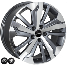 ZW BK5837 7x17 5x108 ET23 DIA65,1 (GP) ZW BK5837 7x17 5x108 ET23 DIA65,1 (GP)