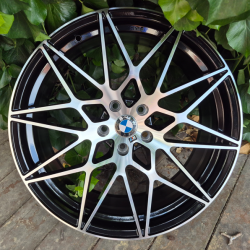 BMW (B0231) gloss black machined face