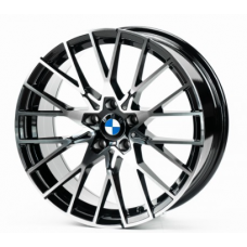Replica BMW (B0279) 8x18 5x112 ET26 DIA66,6 (black machined face)