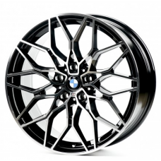 Replica BMW (B0292) 9,5x20 5x120 ET40 DIA72,6 (black machined face)