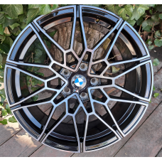 Replica BMW (B0293) 8,5x19 5x120 ET35 DIA72,6 (gloss black polished face dark tinted)