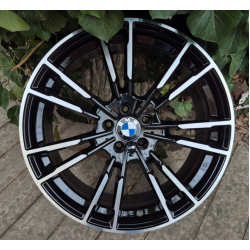 BMW (B112) gloss black machined face