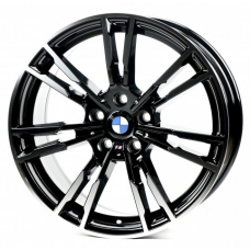 Replica BMW (B1356) 8,5x19 5x120 ET30 DIA72,6 (black machined face)