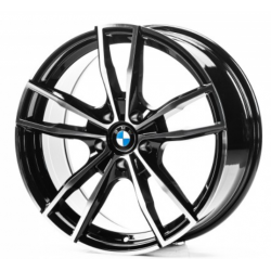 BMW (B18475) gloss black machined face