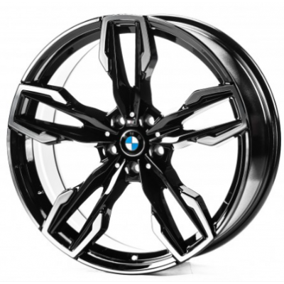 Диски Replica BMW (B19817) 7,5x19 5x112 ET32 DIA66,6 (gloss black machined face)