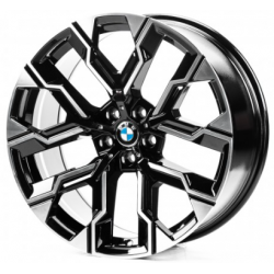 BMW (B20034) gloss black machined face