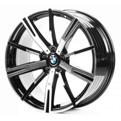 BMW (B20354) gloss black machined face