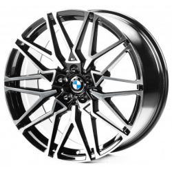BMW (B20699) gloss black machined face