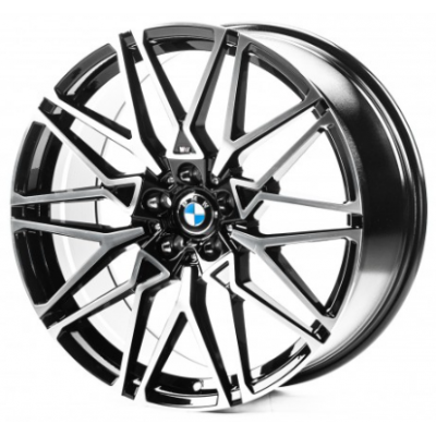 BMW (B20699) gloss black machined face