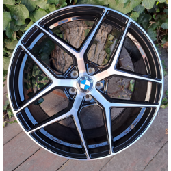 BMW (B258) gloss black machined face