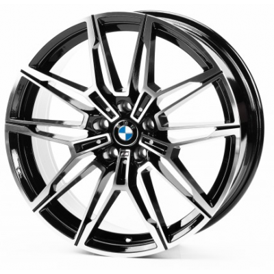 BMW (B294) gloss black machined face