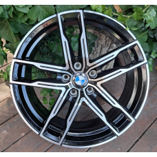 Replica BMW (B3076) 9,5x19 5x112 ET35 DIA66,6 (gloss black machined face)