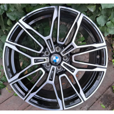 Replica BMW (B3079) 8x19 5x120 ET25 DIA72,6 (black machined face)