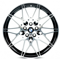 BMW (B3184) gloss black machined face