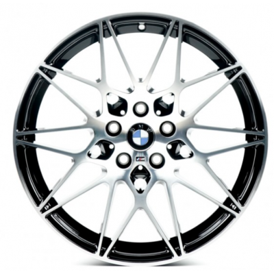 BMW (B3184) gloss black machined face