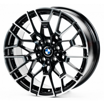 BMW (B3209) gloss black machined face