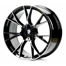 Replica BMW (B3217) 8,5x18 5x120 ET30 DIA72,6 (black machined face)