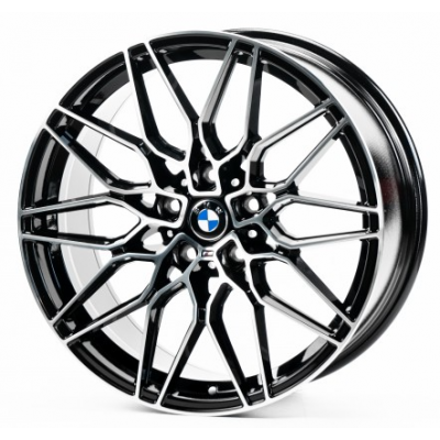 BMW (B3242) gloss black machined face