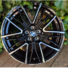 Replica BMW (B3293) 8,5x19 5x112 ET25 DIA66,6 (black machined face)