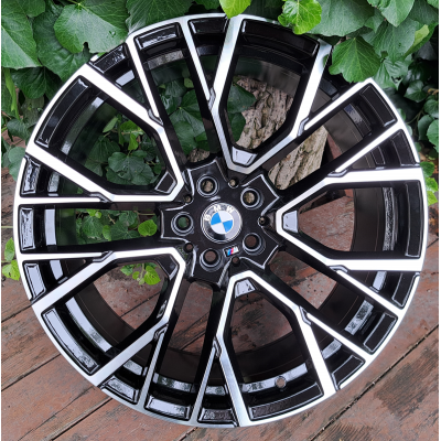 BMW (B506) gloss black machined face