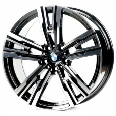 Replica BMW (B543) 8,5x20 5x120 ET35 DIA72,6 (black machined face)