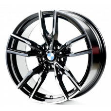 Replica BMW (B5478) 8x18 5x112 ET30 DIA66,6 (black machined face)