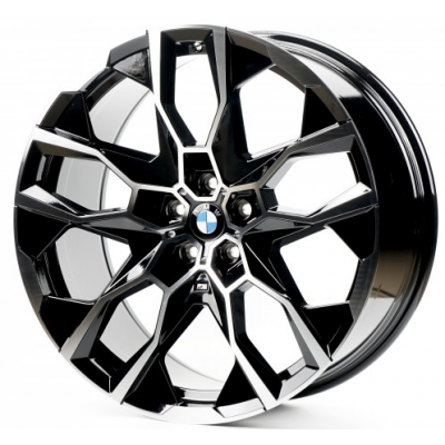 BMW (B5592) gloss black machined face