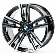 Replica BMW (B5661) 9,5x20 5x112 ET37 DIA66,6 (black machined face)