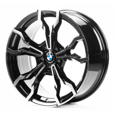 BMW (B695) gloss black machined face
