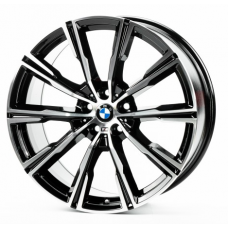 Replica BMW (B795) 10,5x20 5x120 ET40 DIA74,1 (black machined face)
