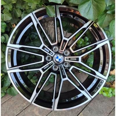 BMW (BM3079) gloss black machined face