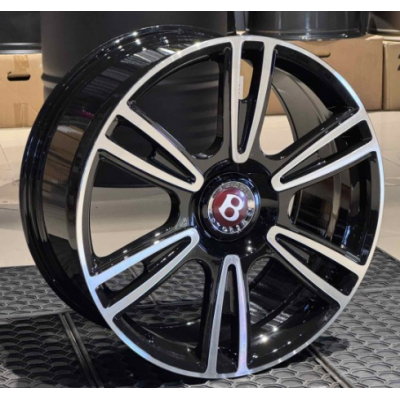 Диски Replica Bentley (BN1736) 9,5x21 5x112 ET41 DIA57,1 (gloss black machined face)