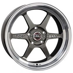 DB8GT graphite rim polished