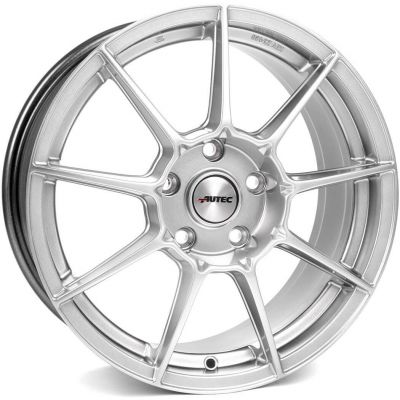 Диски AUTEC CLUBRACING (CR) Hyper Silver R17 W7.5 PCD4x108 ET20 DIA65.1
