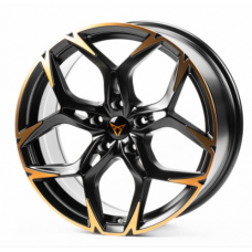 Replica Cupra (CUP275) 8x18 5x112 ET40 DIA57,1 (satin black machined spokes bronze coating)