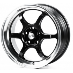 FF006 satin black machined lip