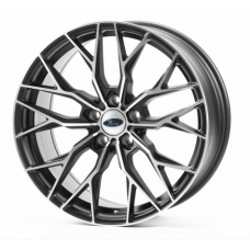 Flow Forming FF266 8,5x19 5x114,3 ET25 DIA70,5 (satin black machined face)