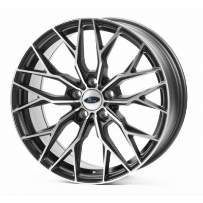 FF266 satin black machined face
