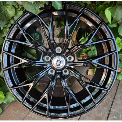 FF3243 gloss black
