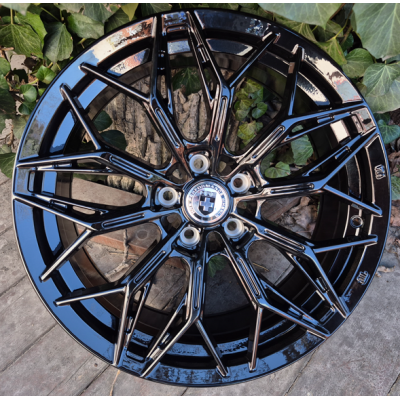 FF3426 gloss black