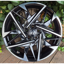 Hyundai (HND0296) gloss black machined face