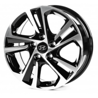 Hyundai (HND16852) gloss black machined face